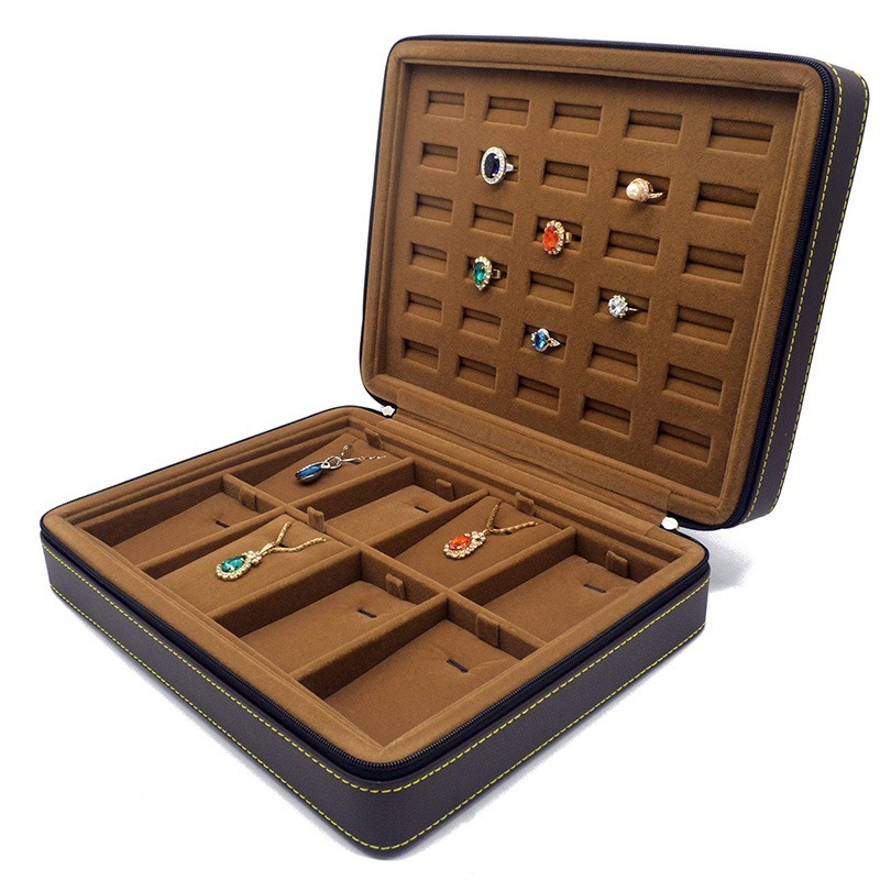 Luxury Bags List - Kotak Penyimpanan Cincin Kulit Kotak Organizer