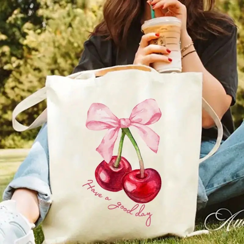 Canvas Tote Designer - Tas Tote Kanvas dengan Desain Pita
