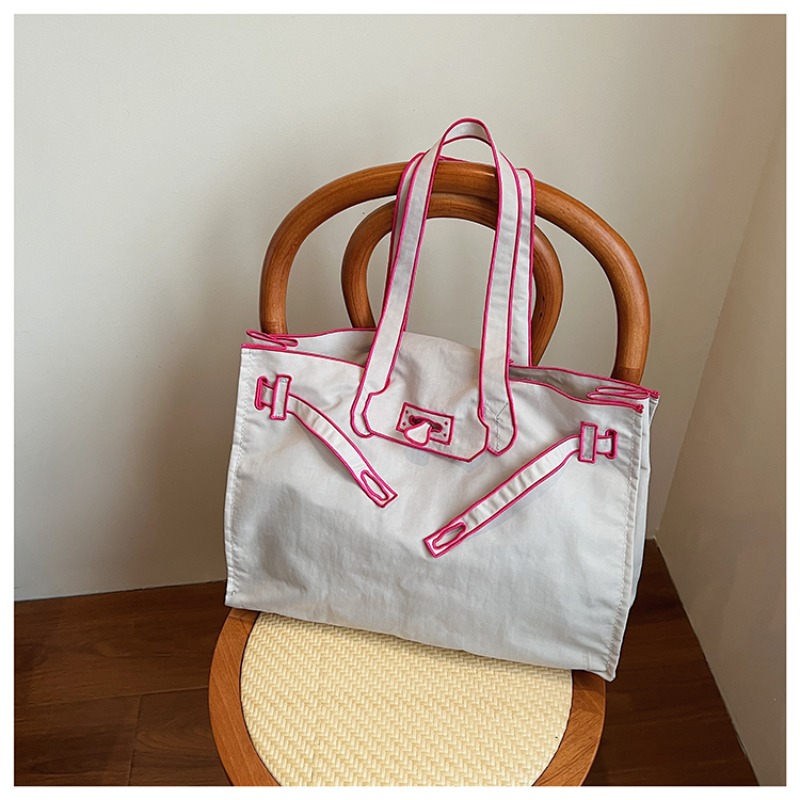 Canvas Tote Designer - Tas Bahu Nylon Ringan Desain Lucu,