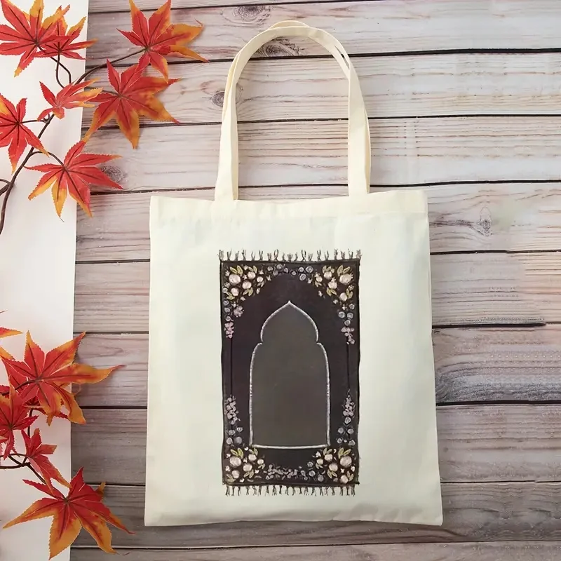 Canvas Tote Designer - Tas Jinjing Gaya Muslim Tas Jinjing