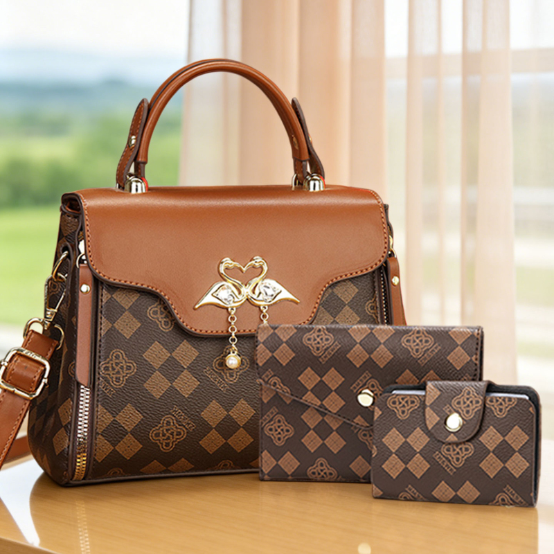 Luxury Bags & Leather Repair Of Atlanta Reviews - Set tas wanita 3-in-1, tas selempang