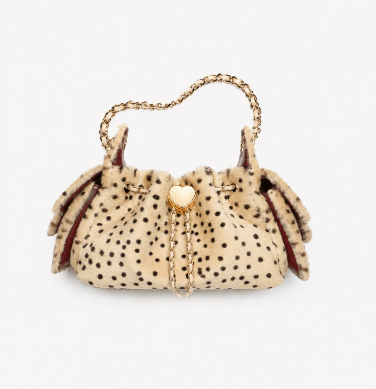 Luxury Bags Reseller - Tas Selempang Wanita Bahan Bulu Imitasi