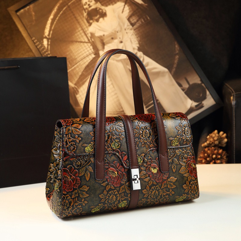Luxury Bags From China - Tas Selempang Kulit Vintage Berkapasitas Besar