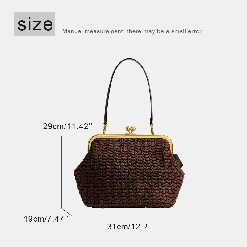 Tas Pantai Raffia Anyaman Tang - Luxury Bags Reseller ulasan dan harga