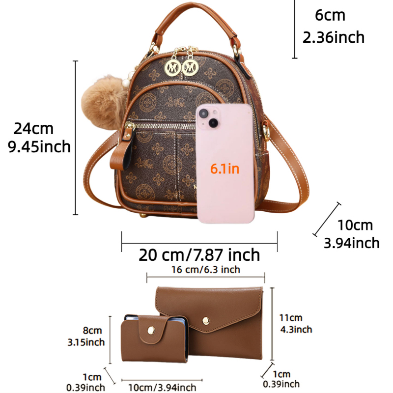 Set tas wanita 3-in-1, ransel  - Luxury Bags & Leather Repair Of Atlanta Reviews ulasan dan harga