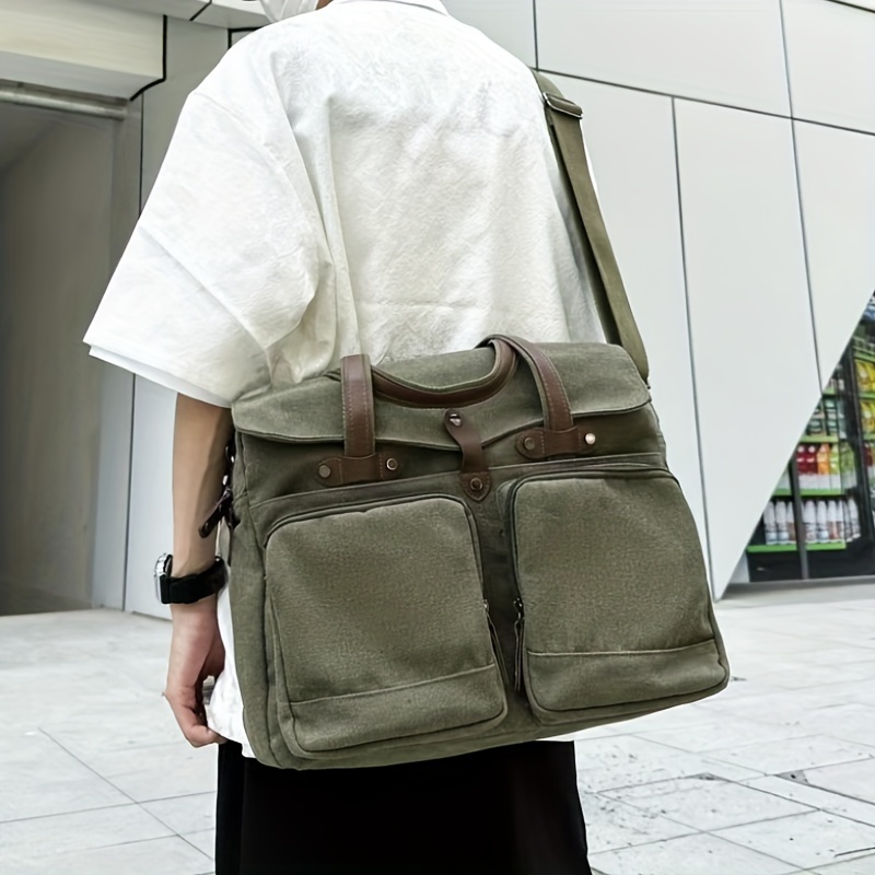 1 Buah Tas Selempang Kerja Kan - Canvas Tote Designer ulasan dan harga