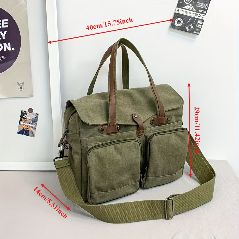 1 Buah Tas Selempang Kerja Kan - Canvas Tote Designer ulasan dan harga