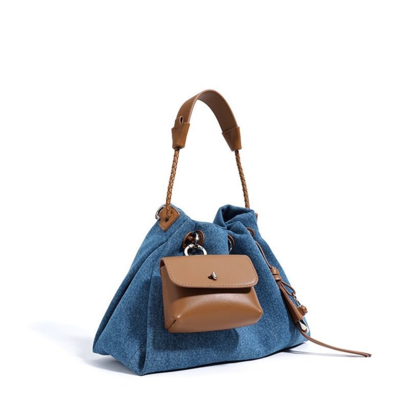 JIAERDI Dompet Tas Ember Denim - Luxury Y2K Bags ulasan dan harga