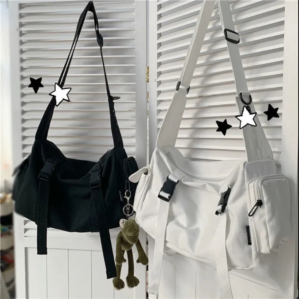 Tas selempang hitam wanita des - Canvas Tote Designer ulasan dan harga