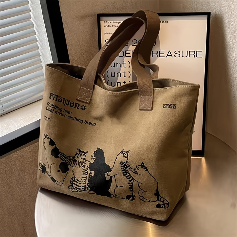 Tas Tote Kanvas Wanita Modis,  - Canvas Tote Designer ulasan dan harga