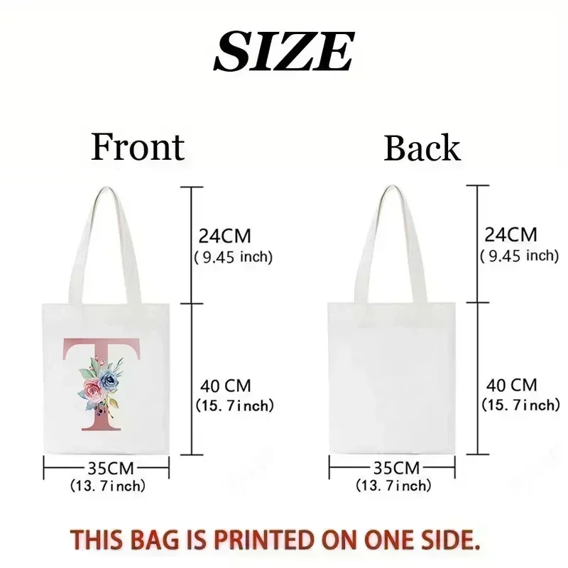 1 Buah Tas Tote Gambar Cetak S - Canvas Tote Designer ulasan dan harga
