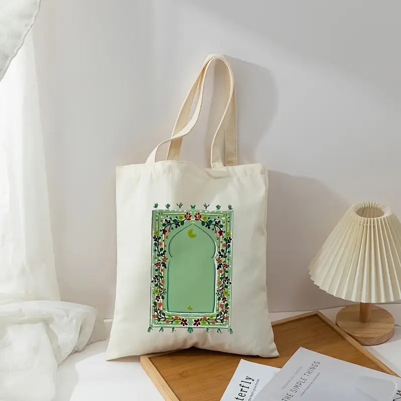 Tas Jinjing Gaya Muslim Tas Ji - Canvas Tote Designer ulasan dan harga