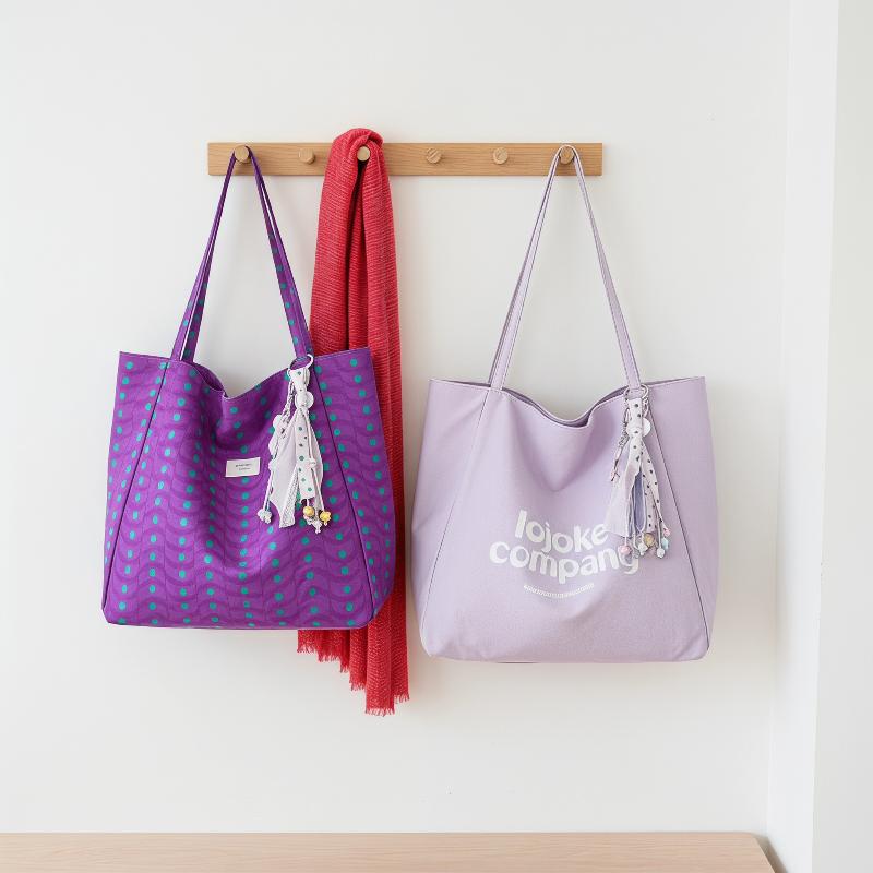 1PCS Tas Kanvas Korea Kapasita - Canvas Tote Designer ulasan dan harga