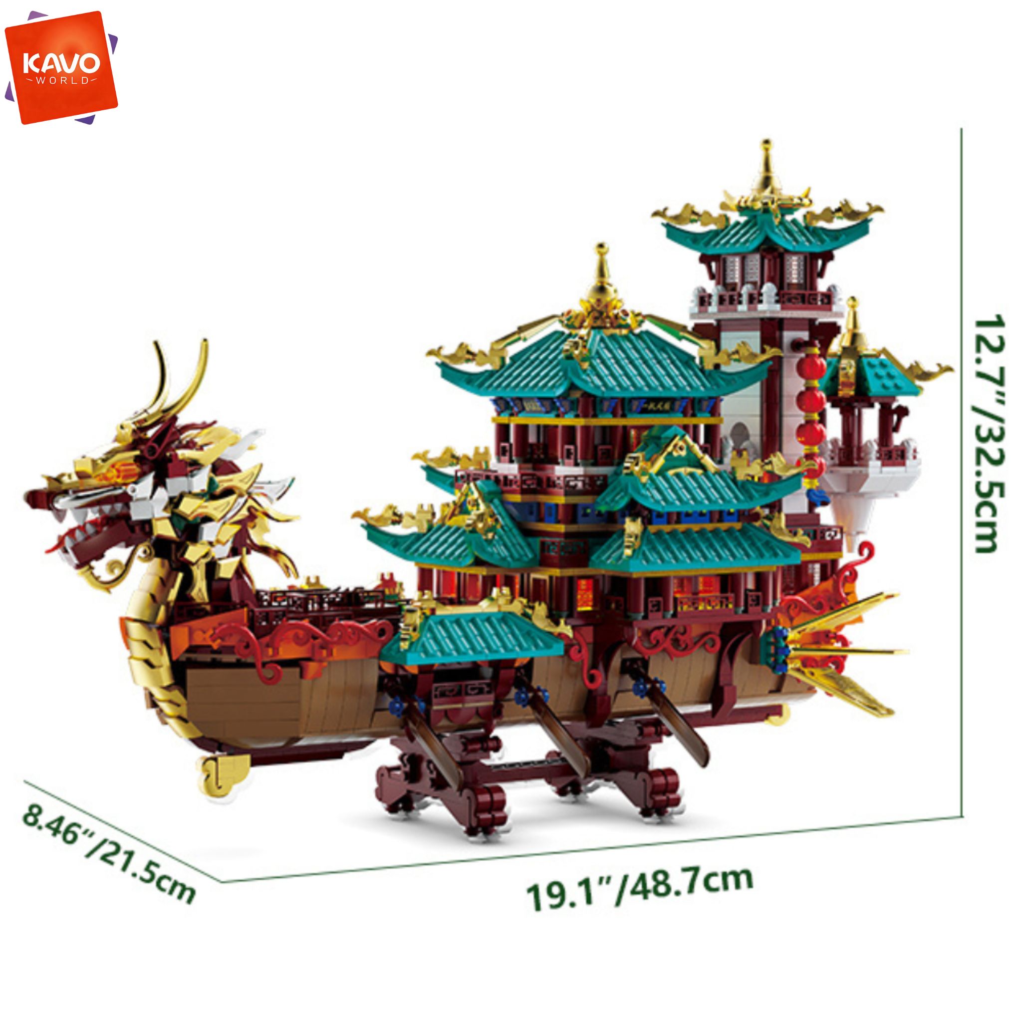 KAVOWORLD 2453pcs Blok Banguna - Luxury Bags From China ulasan dan harga