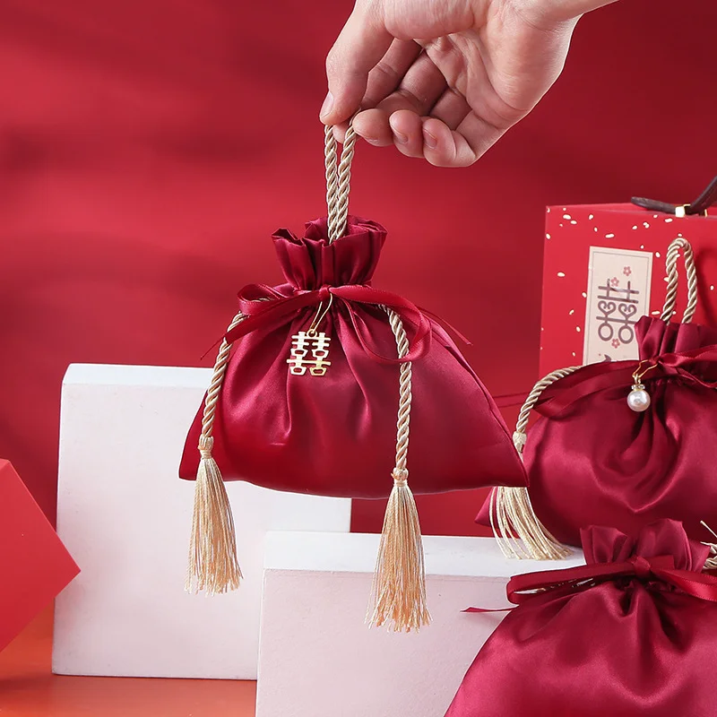10 buah tas hadiah sutra kantu - Luxury Bags From China ulasan dan harga