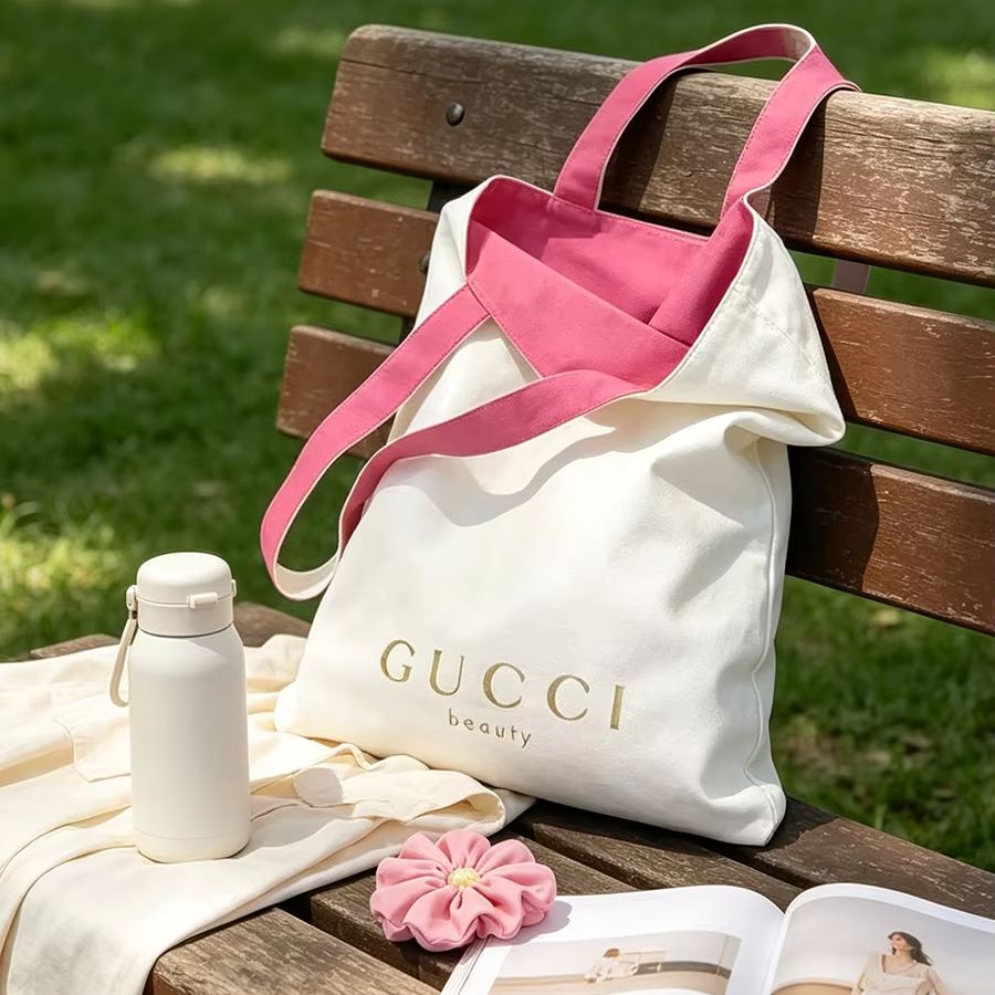 Tas GUCCI Wanita, Tas Tote Kan - Canvas Tote Designer ulasan dan harga