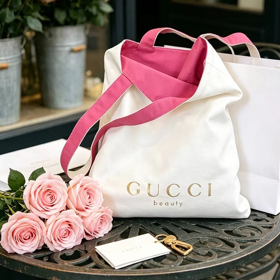Tas GUCCI Wanita, Tas Tote Kan - Canvas Tote Designer ulasan dan harga