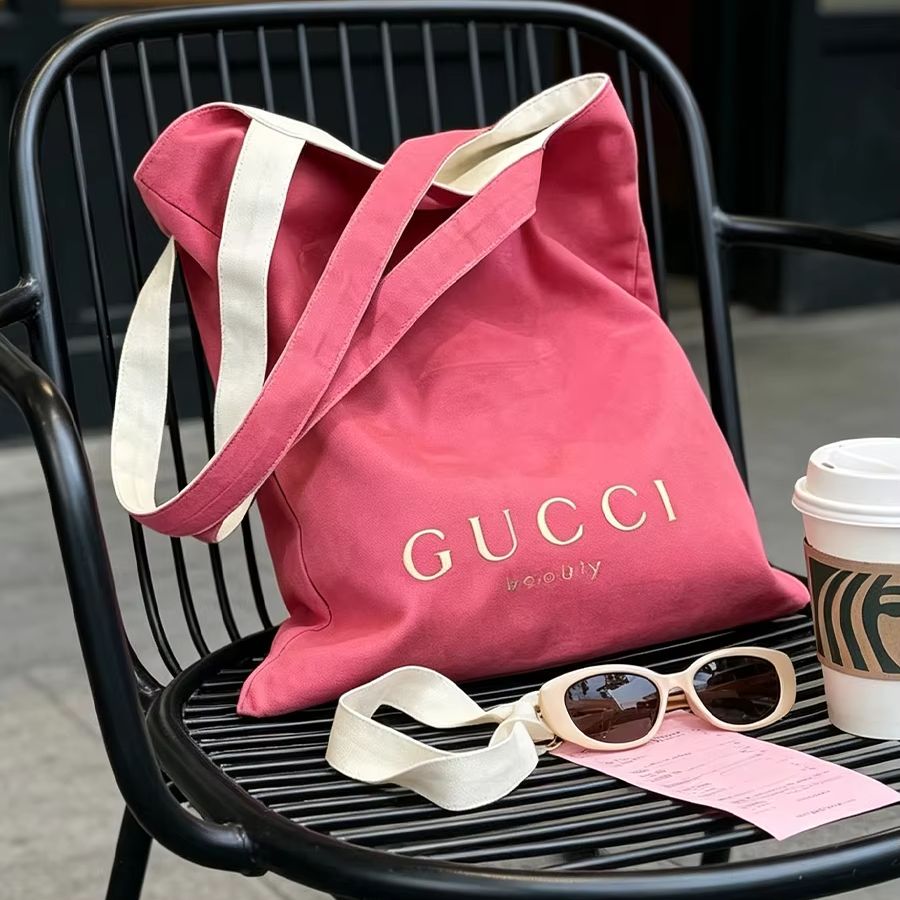 Tas GUCCI Wanita, Tas Tote Kan - Canvas Tote Designer ulasan dan harga